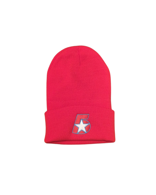 Fivers Haube Beanie Rot